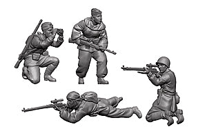 Zvezda 1/72 Soviet Snipers 6129