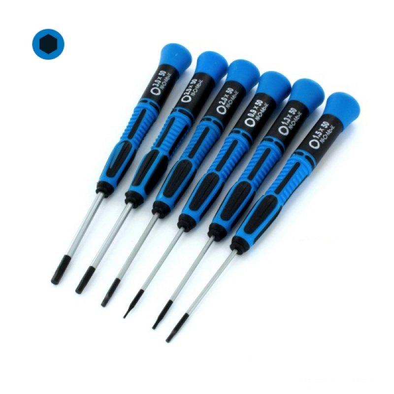 6 Piece Hex Precision Screwdriver Set
