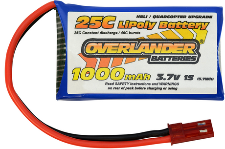 3.7v 1s Lipo Batteries