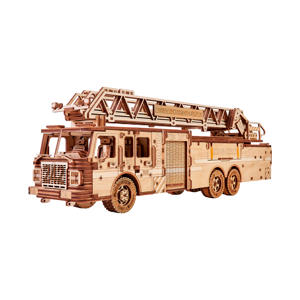 Wood Trick Rescue Fire Truck Kit