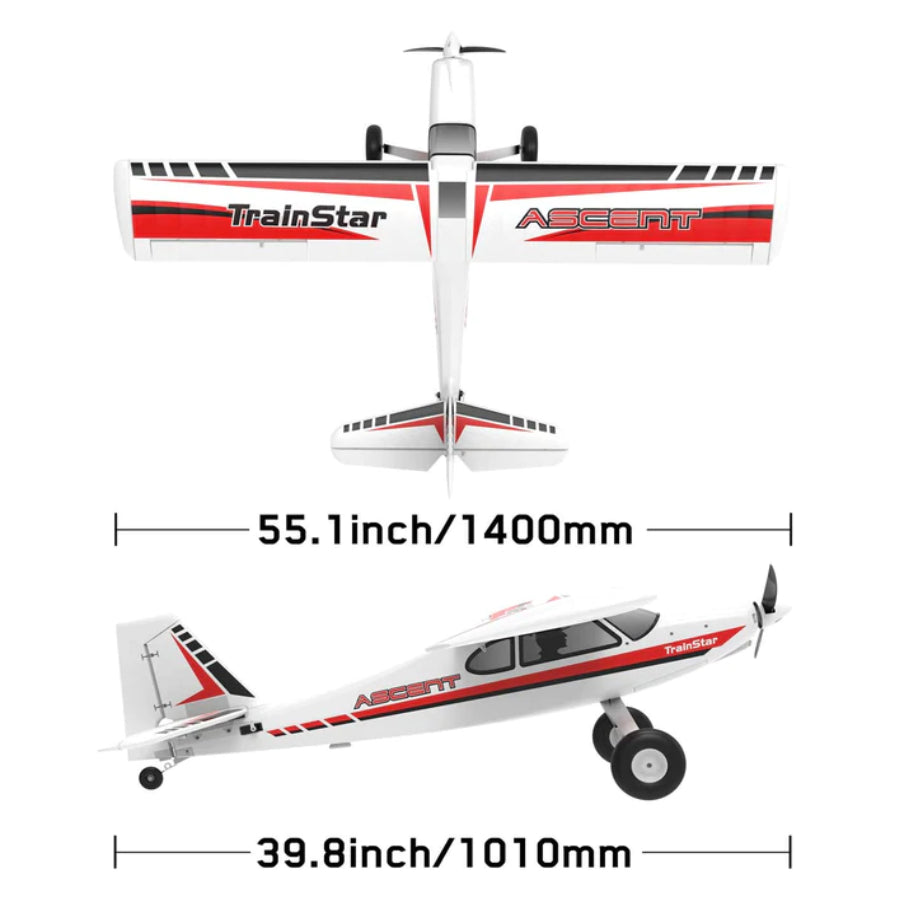 VolantexRC Trainstar Ascent 1400mm Plane ARTF - Pre Order Only -Expected later 2025