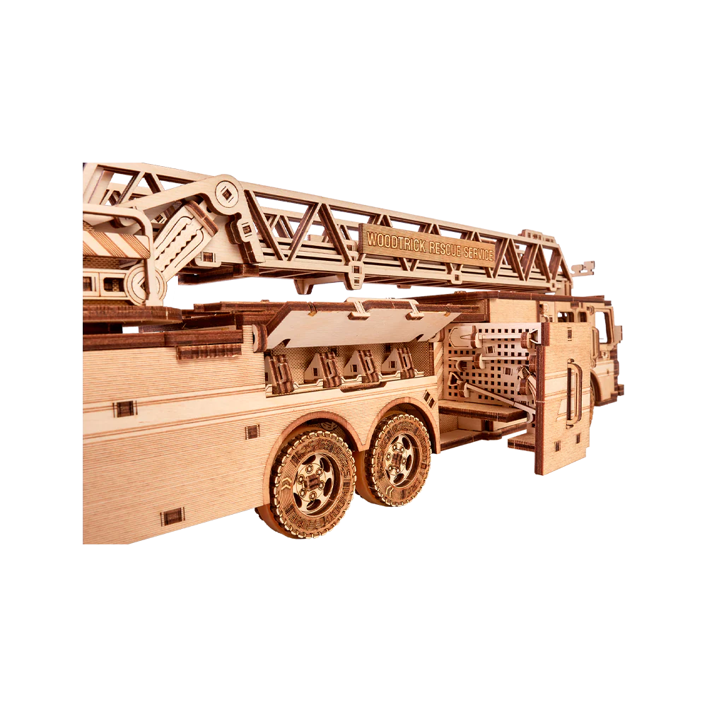 Wood Trick Rescue Fire Truck Kit