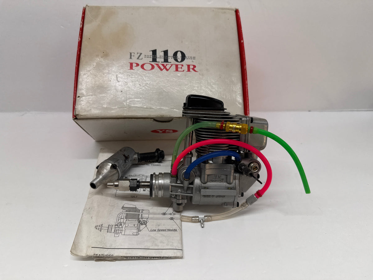 YS FZ110 (Super Charged) Four Stroke Engine with Silencer - Second Hand