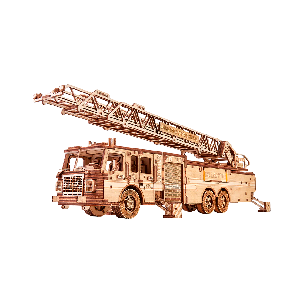 Wood Trick Rescue Fire Truck Kit