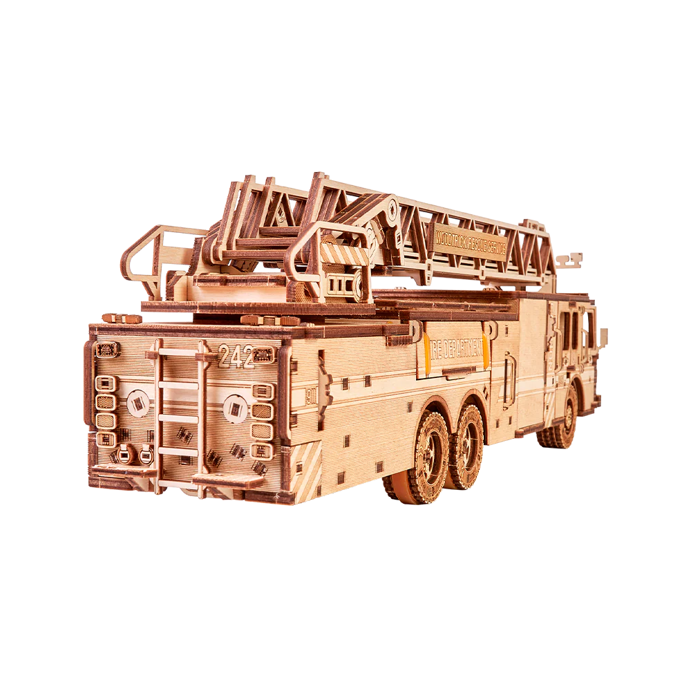 Wood Trick Rescue Fire Truck Kit