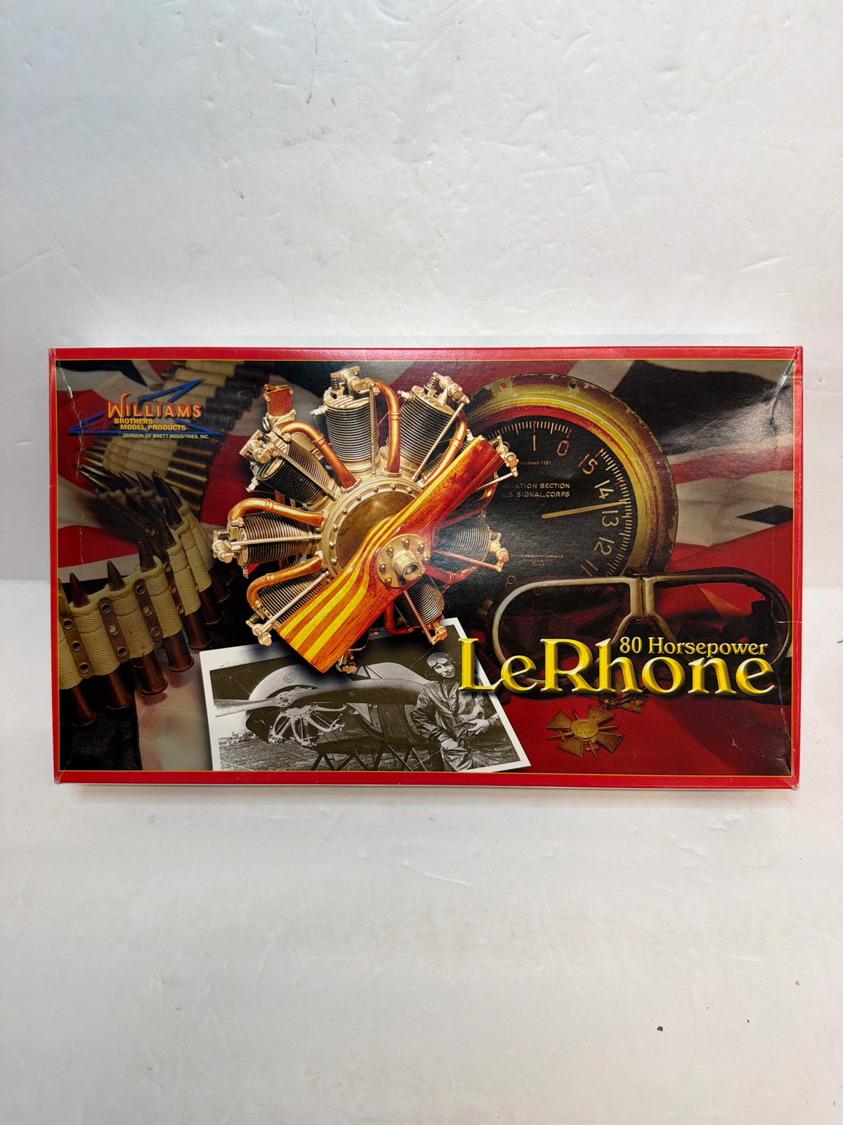 Williams Brothers 30260 80 HP Le Rhône 9C Rotary Aircraft Engine — 1/6 Scale