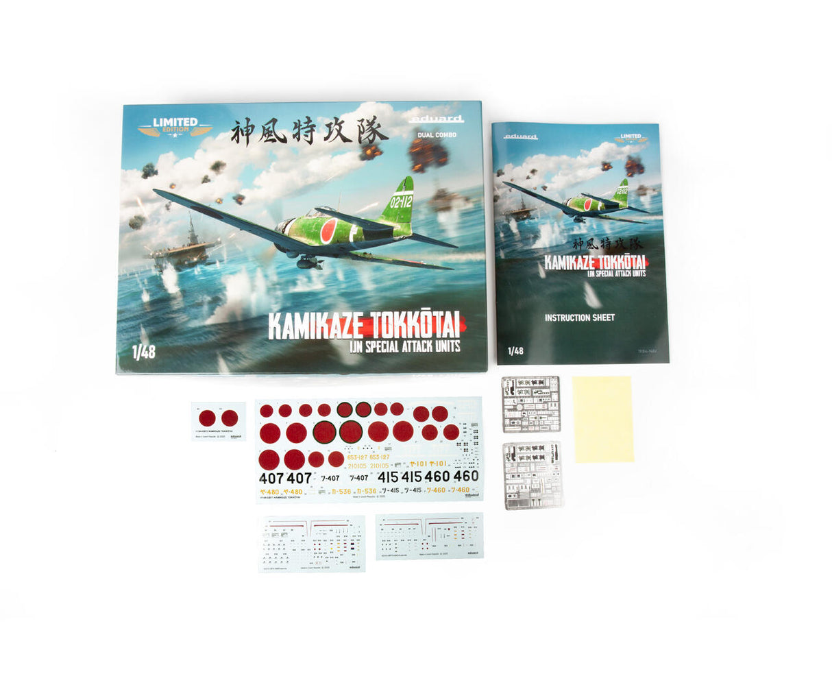 Eduard 1/48 KAMIKAZE TOKKOTAI IJN Limited Edition 11184 Dual Combo kit 11184