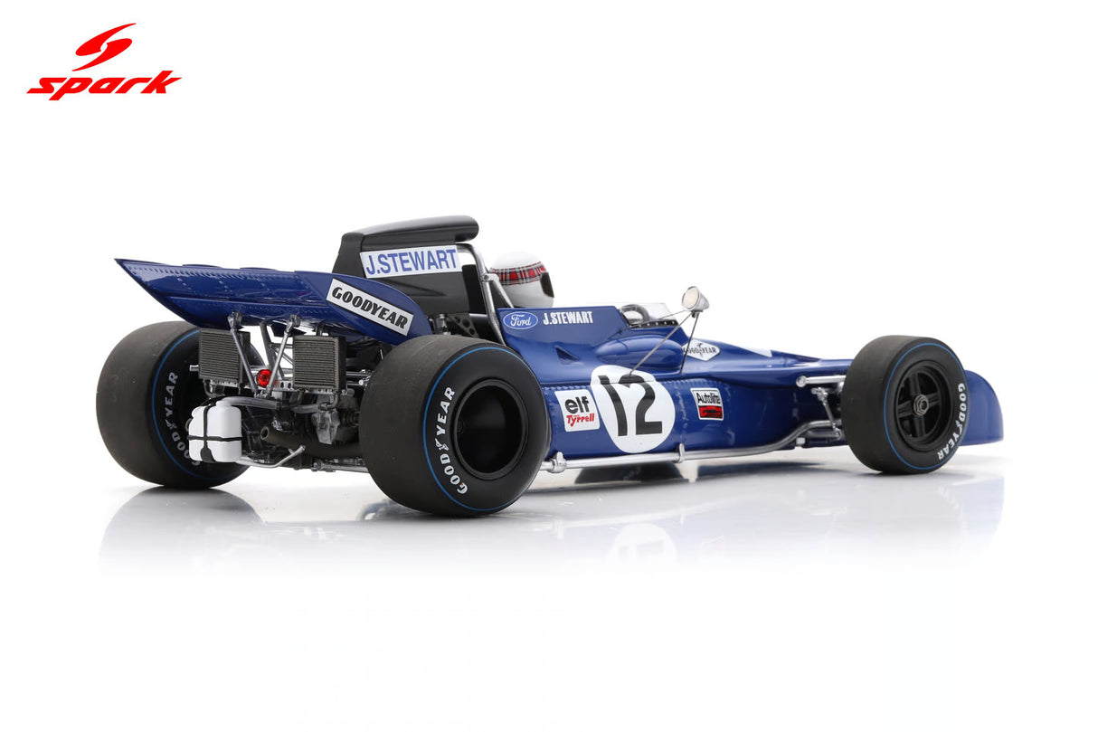 Sparkmodel/Minimax 1/18 Tyrrell F1 003 British GP Winner 1971 -Driven by Jackie Stewart