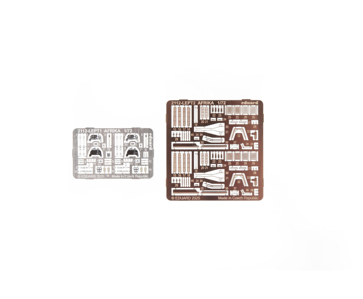 Eduard 1/72 Afrika Dual Combo Kit - Bf 109F-4/Trop. & Bf 109-2/Trop. 2112