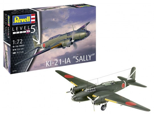 Revell 1:72 Mitsubishi KI-21-lA Sally Kit 03797