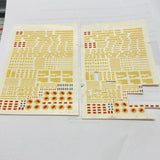 Gold/Yellow W&LLR GWR Style Alpha/Numeric Decals