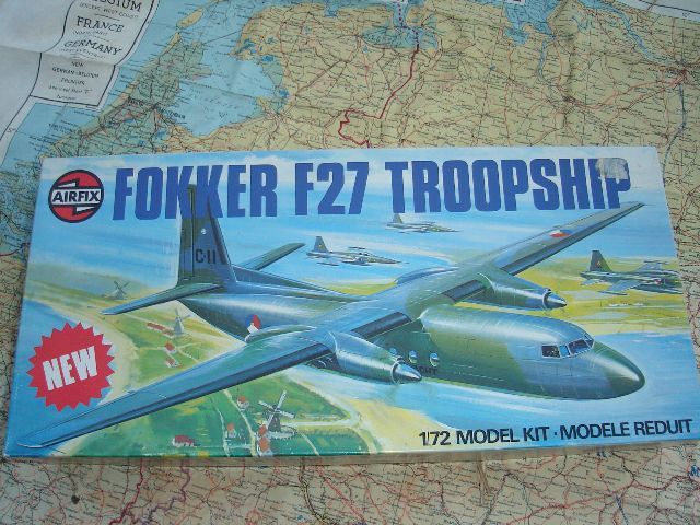 Airfix 1/72 Fokker F27 Troopship AO05003-4