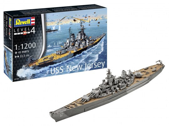 Revell 1:200 USS New Jersey Kit 05183