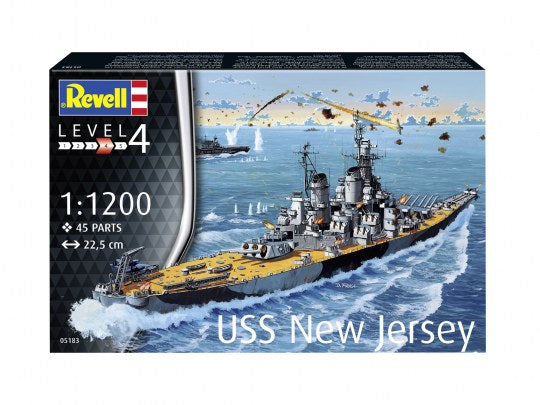 Revell 1:200 USS New Jersey Kit 05183