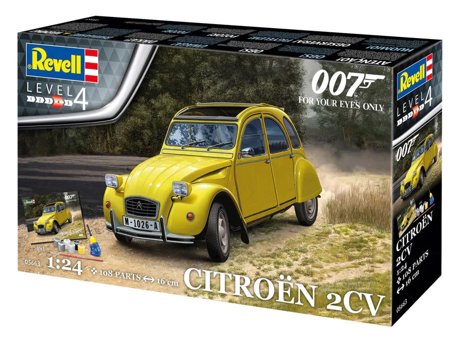 Revell 1/24 James Bond Citroen 2CV Gift Set 05663