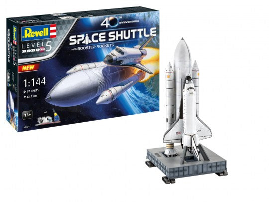 Revell 1/144 Space Shuttle & Boosters 40th Anniversary (Gift Set) 05674