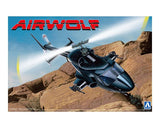 Aoshima 1/48th AIRWOLF HELICOPTER  WITH CLEAR BODY OPTION 06352