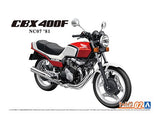 1/12 HONDA NC07 CBX400F PEARL CANDY RED / PEARL SHELL WHITE