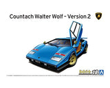 Aoshima 1/24 LAMBORGHINI WOLF COUNTACH 1976 VERSION 2 kit 06383