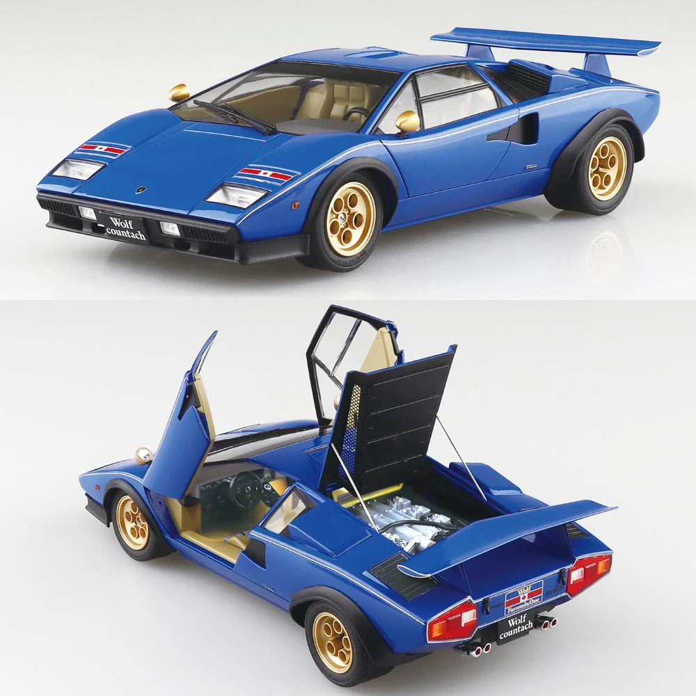 Aoshima 1/24 Lamborghini 1976 WOLF Countach Version 2