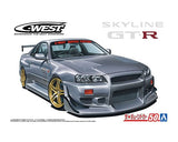 Aoshima  1/24NISSAN C-WEST BNR34 SKYLINE GT-R 2002 Kit 06990