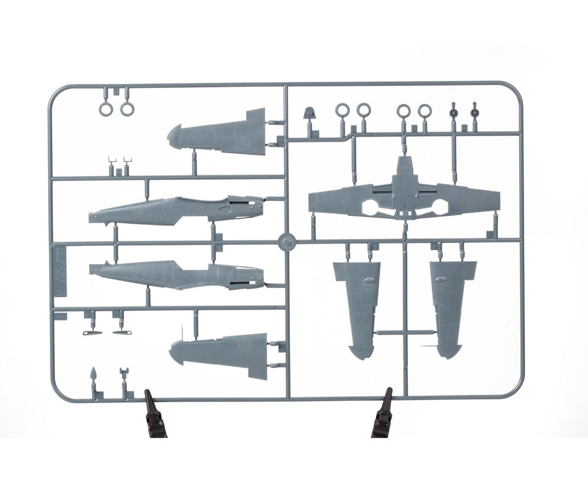 Eduard 1/72 Afrika Dual Combo Kit - Bf 109F-4/Trop. & Bf 109-2/Trop. 2112