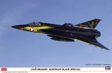 Hasegawa 1/48 J35O Draken Austrian Black Special Kit HALE07565