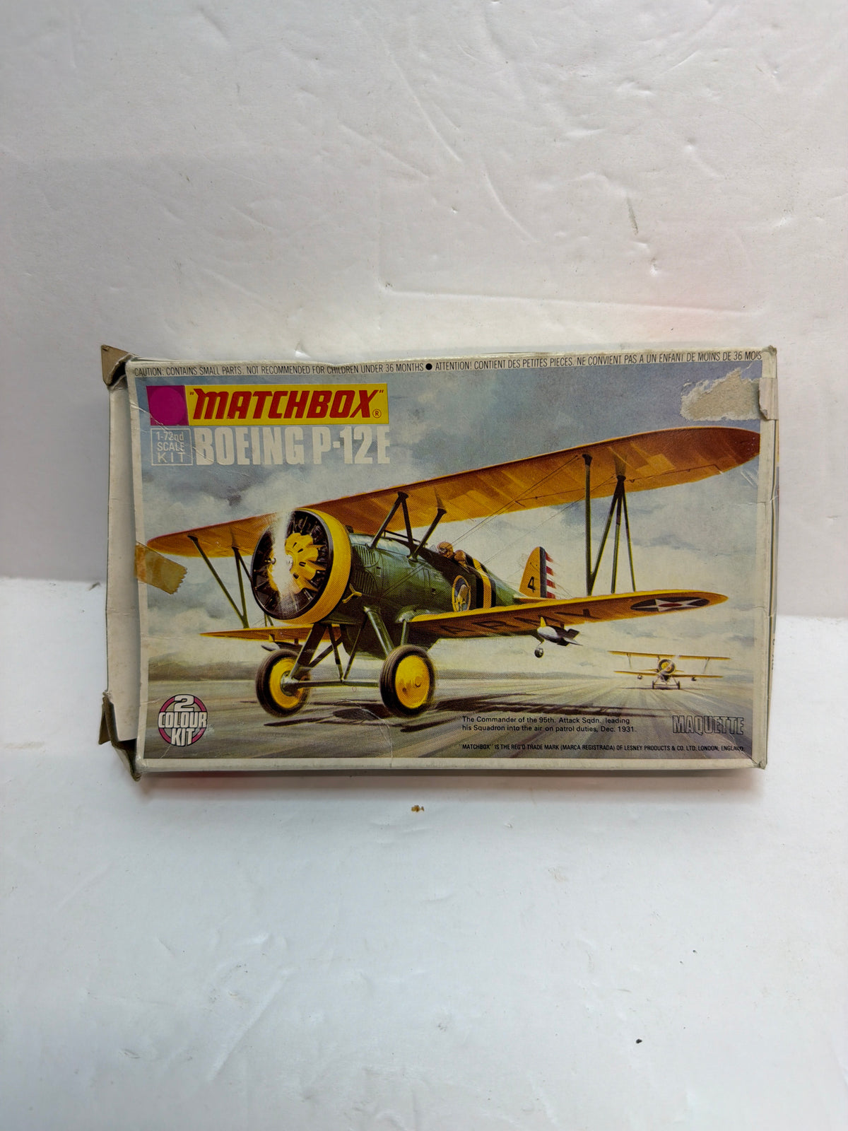 Boeing P-12E — Matchbox 1/72 Plastic model Kit Vintage