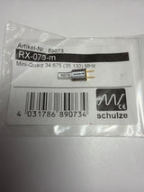 Schulze Receiver Crystal  quartz mini / 35MHz / channel 73 35.130