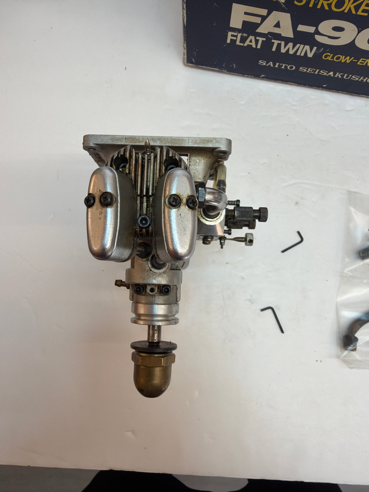 Saito Four Stroke twin FA-90T Second Hand 15cc