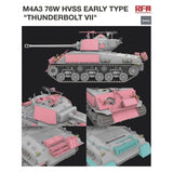 Rye Field Model 5092 1/35 Sherman M4A3 76W Hvss Early Type ” Thunderbolt VII Kit