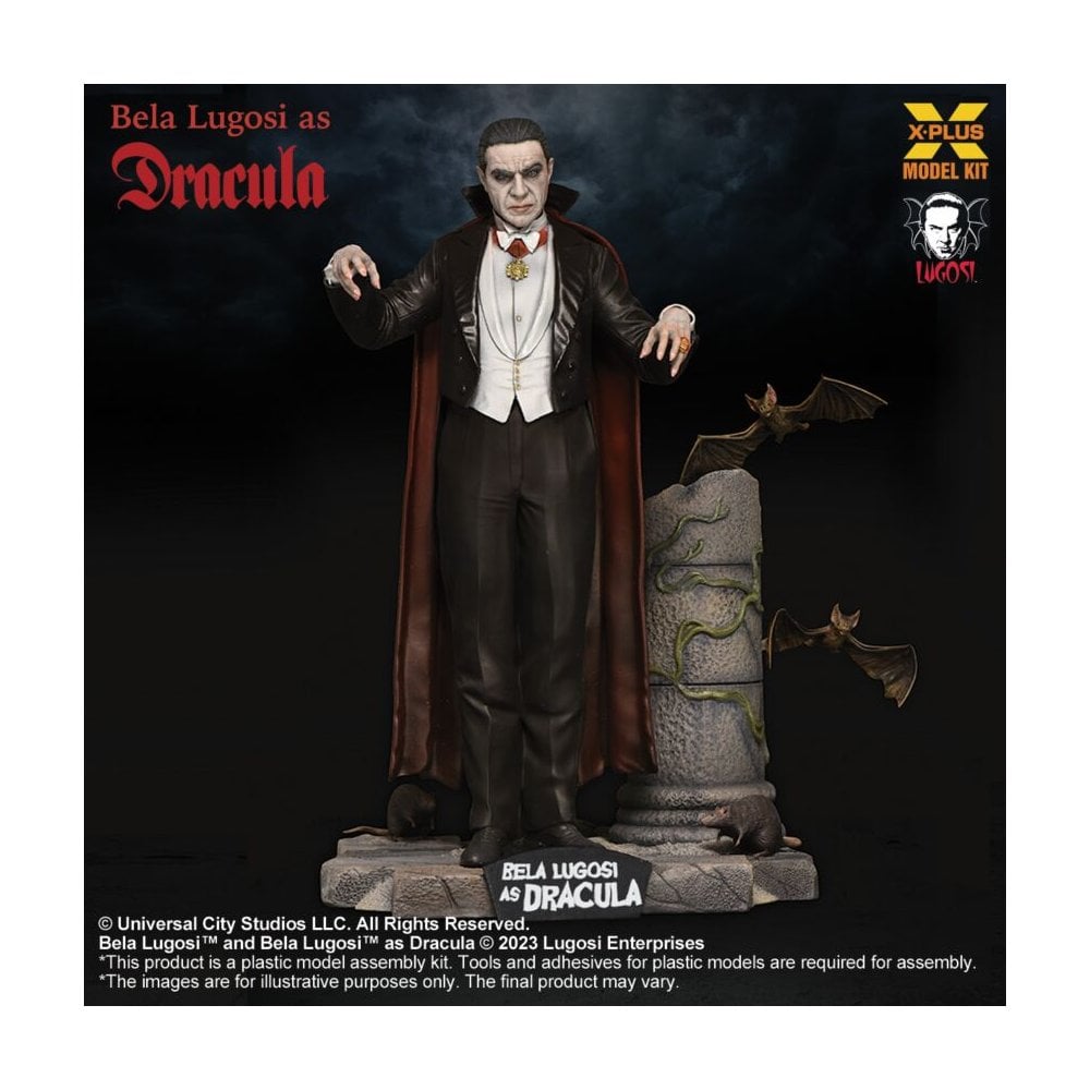 X PLUS 1/8 SCALE Bela Lugosi as Dracula kit