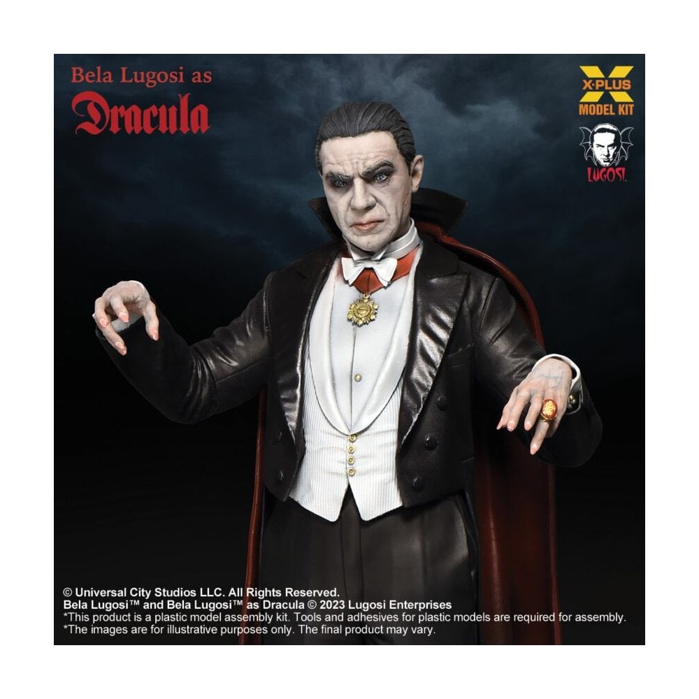 X PLUS 1/8 SCALE Bela Lugosi as Dracula kit