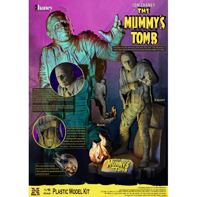 X PLUS 1/8 SCALE Lon Chaney as the The Mummys Tomb Kit