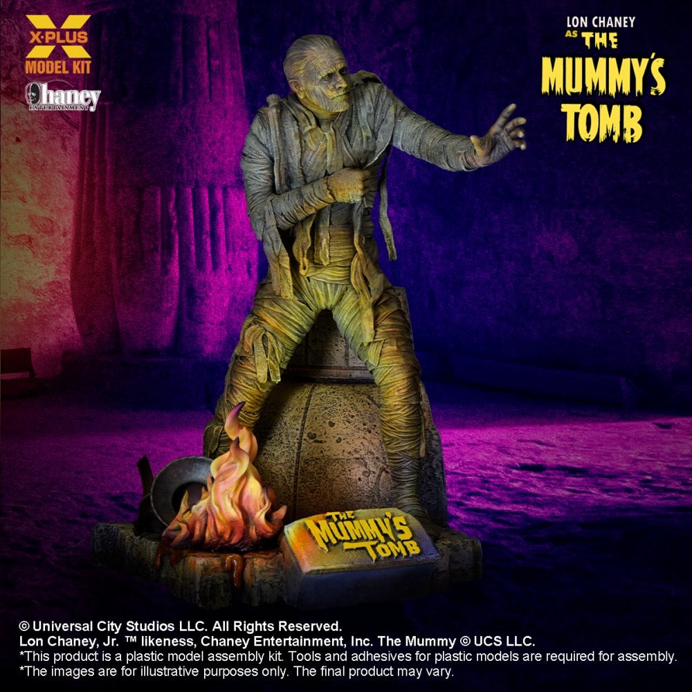 X PLUS 1/8 SCALE Lon Chaney as the The Mummys Tomb Kit