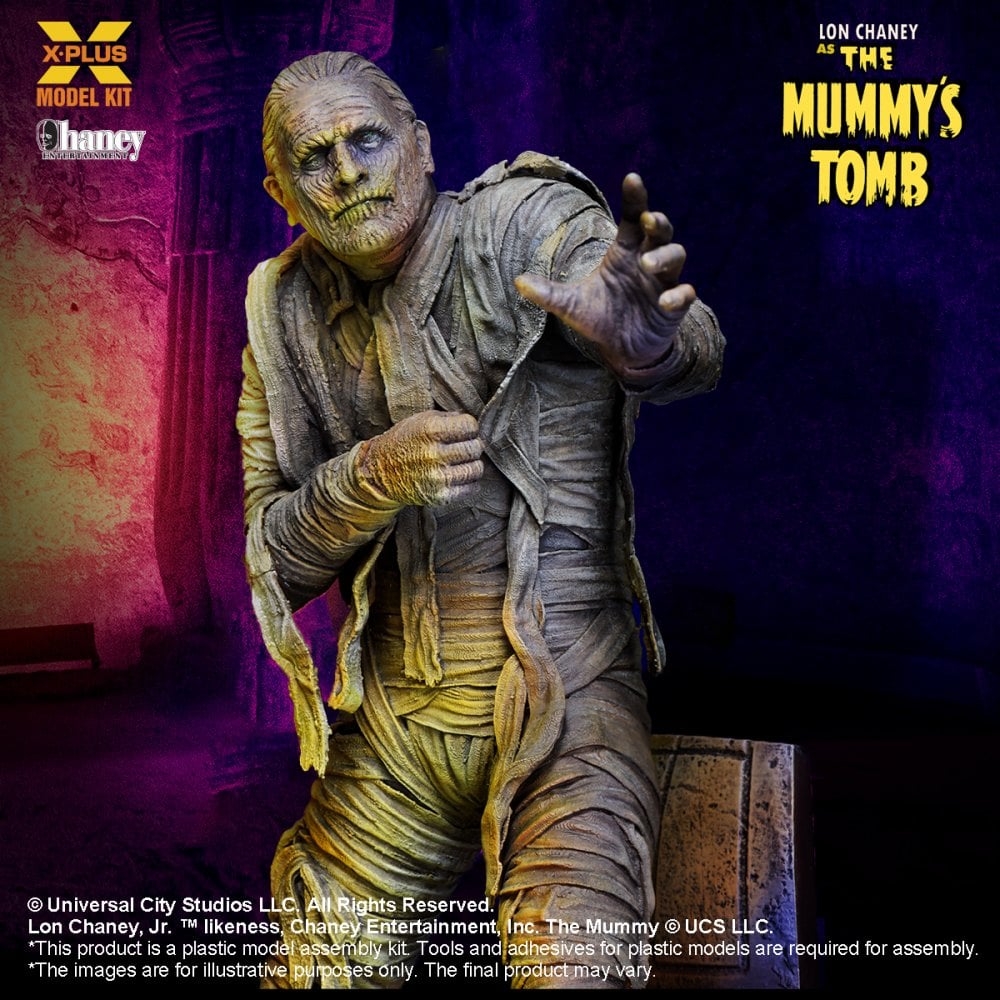 X PLUS 1/8 SCALE Lon Chaney as the The Mummys Tomb Kit