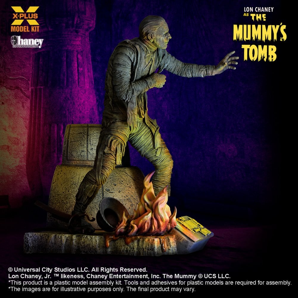 X PLUS 1/8 SCALE Lon Chaney as the The Mummys Tomb Kit