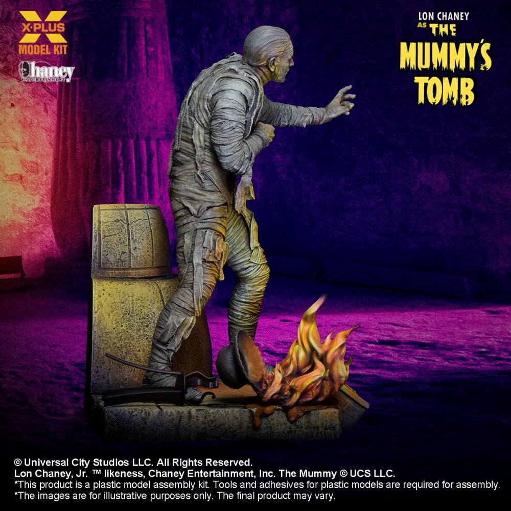 X PLUS 1/8 SCALE Lon Chaney as the The Mummys Tomb Kit