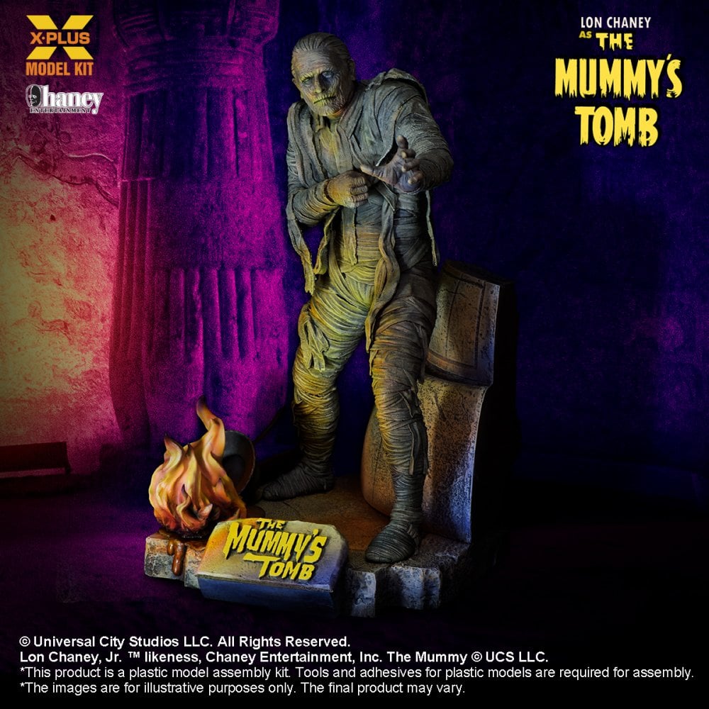 X PLUS 1/8 SCALE Lon Chaney as the The Mummys Tomb Kit