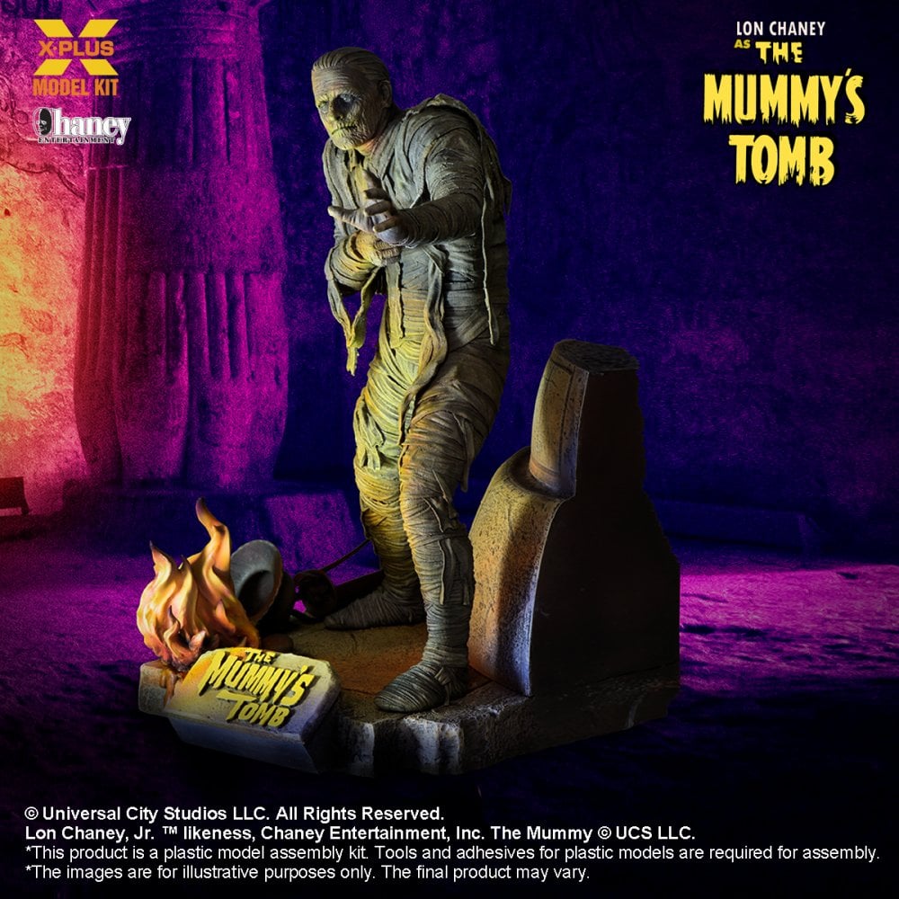 X PLUS 1/8 SCALE Lon Chaney as the The Mummys Tomb Kit