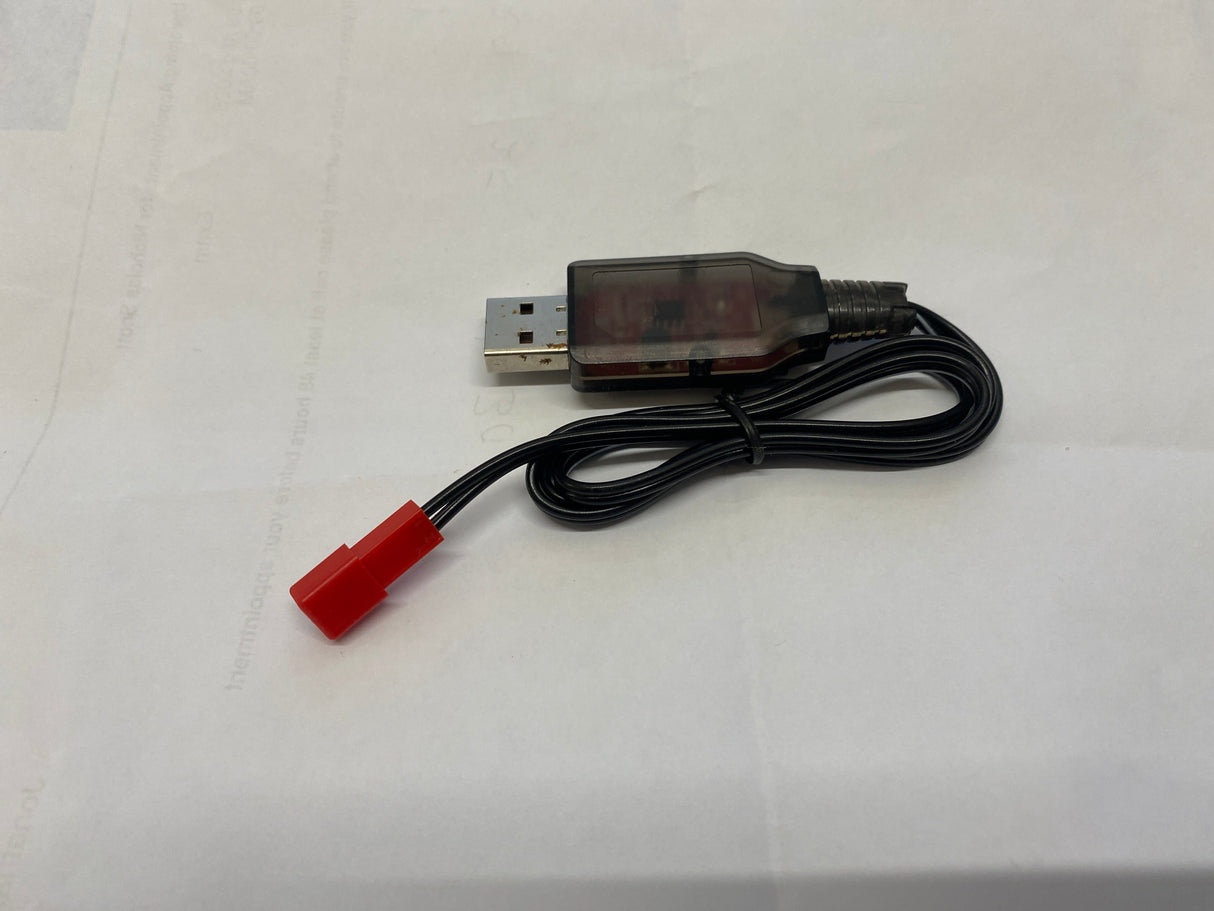 USB Charger with JST 2 Pin Connector Plug for 3.7V 1S Lipo Battery