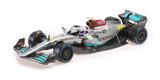 Minichamps Die Cast Collectables - 1:18 Mercedes-AMG Petronas Formula One Team F1 W13 E Performance - Lewis Hamilton - Monaco GP 2022 - With Rain Tyres