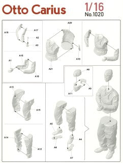 Takom 1/16 Otto Carius Figure 1020