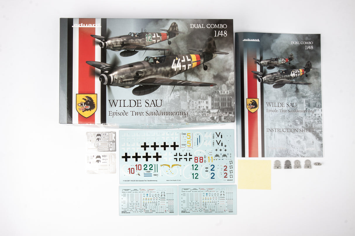 Eduard 1/48 BF109 WILDE SAU Episode Two: Saudämmerung Limited Edition Kit 11148