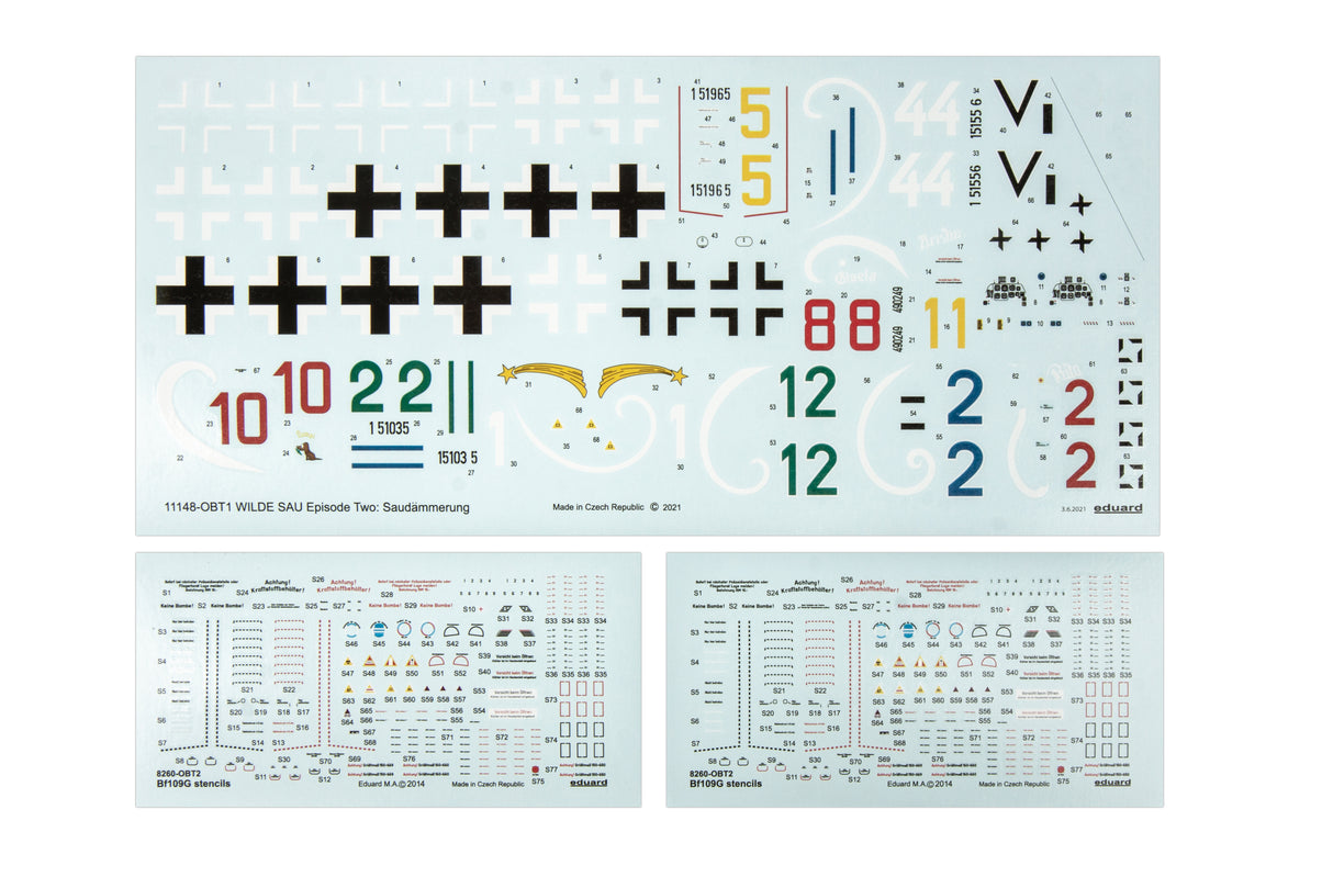 Eduard 1/48 BF109 WILDE SAU Episode Two: Saudämmerung Limited Edition Kit 11148