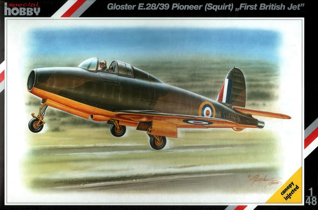 Special Hobby 1/48 Gloster E.28/39 Pioneer (Squirt) First British Jet Kit SH48017