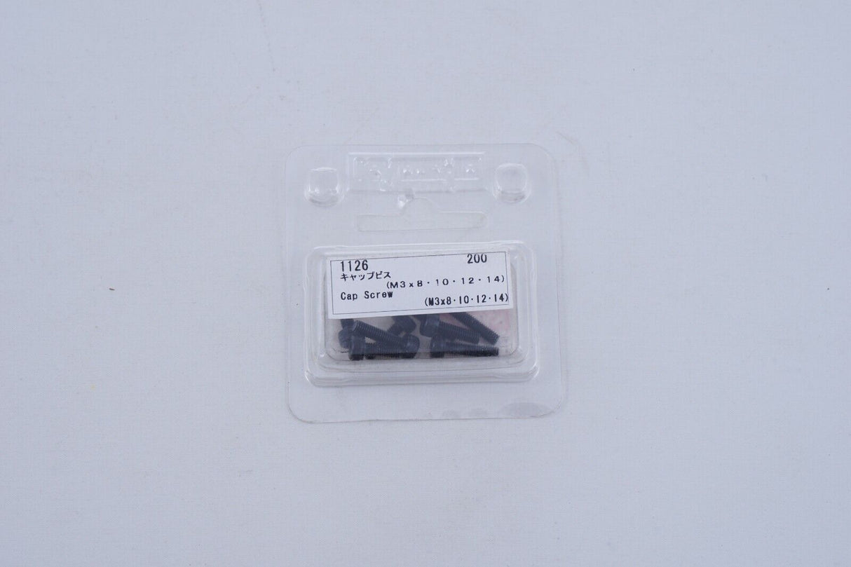 Kyosho 1126 Cap Screw M3x8-10-12-14mm (Box 7)