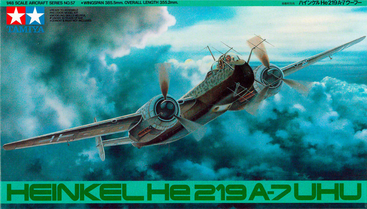 Tamiya 1/48 Heinkel He219 A-7 UHU Kit 61057