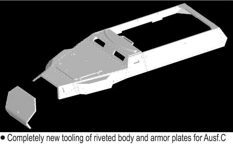 Dragon 1/72 Sdkfz 251/2 Ausf C Rivetted Kit 7308