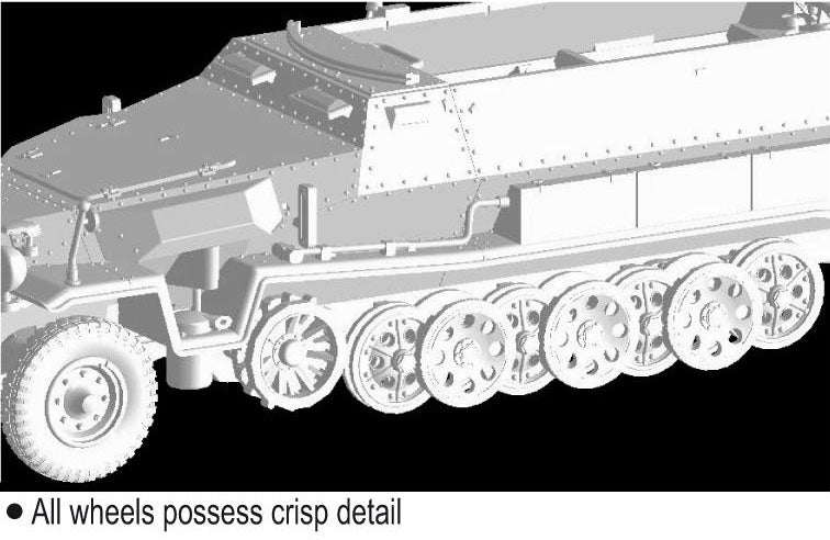 Dragon 1/72 Sdkfz 251/2 Ausf C Rivetted Kit 7308